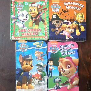 Set of 4 Paw Patrol Board Books